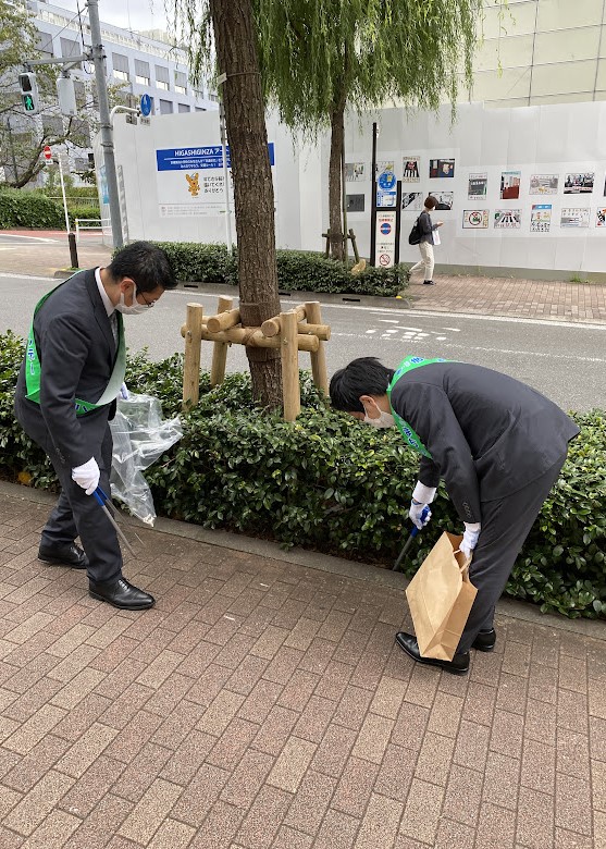 第12回 東銀座地域清掃活動を実施致しました。